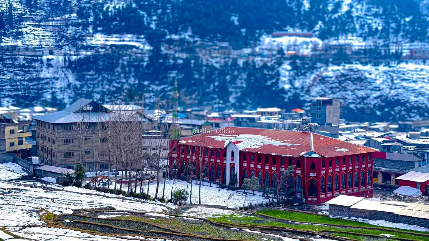 Beautiful campus view