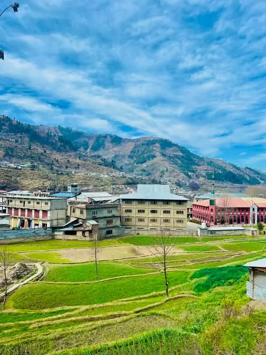 Beautiful campus view